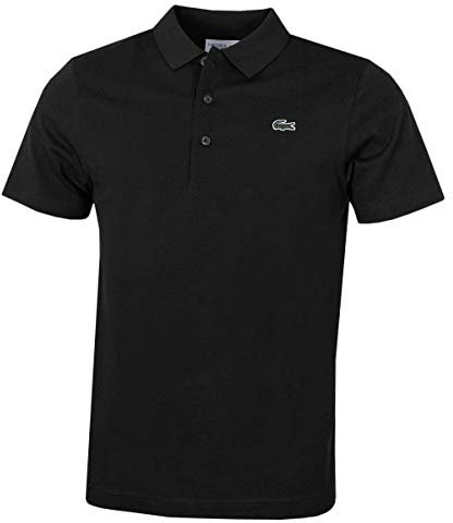 Lacoste Men's L1230 Sport Short Sleeve Polo Shirt, Black, Medium (Manufacturer Size:4)