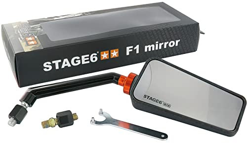 Spiegel Stage6 F1 rechts M8 Carbon-look matt