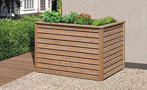 Gartenwelt Riegelsberger Hochbeet Kräuterbeet 125x85x80 cm aus Lärchenholz