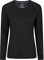 Mountain Warehouse IsoCool Dynamic Womens Top - Comfortable Ladies Tshirt, Long Sleeve Top, Lightweight, Fast Dry, Breathable - for Spring Summer, & Travelling Black Women's Size 16