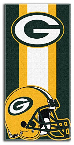 Northwest NFL Zone Lesen Strand Handtuch, 30 von 152,4 cm, grün