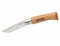 Opinel INOX Messer Erwachsene, Natur, N° 3, Hartholz Braun