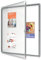 Nobo Vitrine d'Affichage - Tableau d'Affichage Magnétique Extérieur Verrouillable, 12 x A4, Premium Plus, Blanc, 1902581, Argent/Blanc