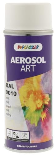 DUPLI-COLOR 741548 AEROSOL ART RAL 9010 reinweiß matt 400 ml