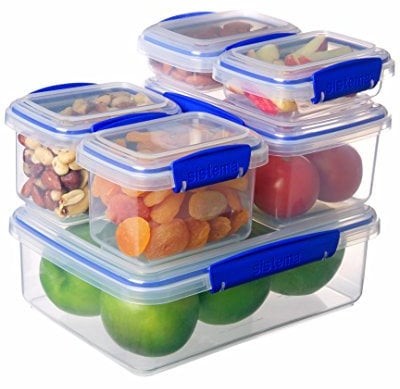 Sistema Klip It Frischhaltedosen Set, 6er-Packung (farblich sortiert)