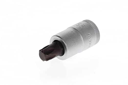 GEDORE Schraubendrehereinsatz Bit Innen-TX, kurz, T55, SW 11,22 mm, 1/2 12,5 mm, Schraubenziehereinsatz, Werkzeug, ITX 19 T55