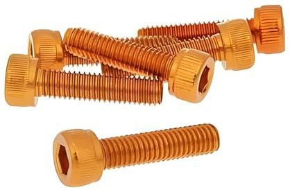 Allen Screw Set 6 Aluminium Orange – M5x20
