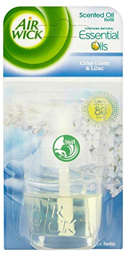 Air Wick Plug In Refill Air Freshener Crisp Linen and Lilac, 17 ml