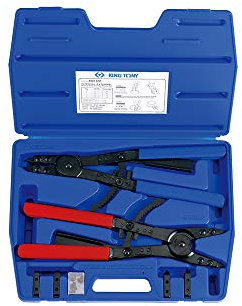 KING TONY 45211PP Coffret de Pinces Circlips, Set de 11