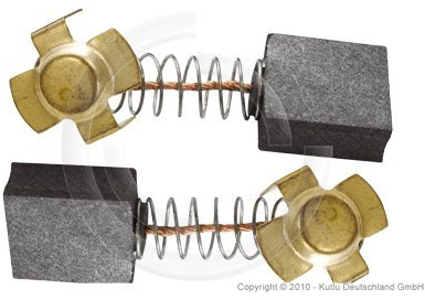 2x Kohlebürsten Kohlestifte Kohlen für Hitachi/Hikoki 7x17x17/18,5 mm (999019)