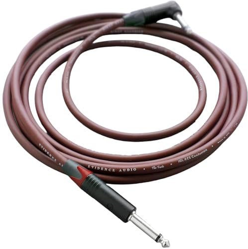 Evidence Audio Forte Instrument Cable 20ft Right angle / Straight Plugs