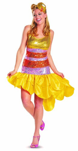 Disguise Bibo Kostüm Kleid für Damen aus der Sesamstraße