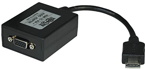 Eaton Tripp Lite HDMI a VGA con Adaptador de Cable Conversor de Audio para Ultrabook/Laptop/PC de sobremesa, (M/F), 15,24 cm (6 pulg.)