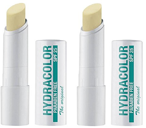 2er Set: Hydracolor feuchtigkeitsspendender Lippenstift (21 farblos nude)