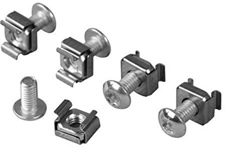 KIMEX - Visserie - Kit de 50 vis - Avec écrou cage - Pour rack 19'' et baies de brassage - 110-0180