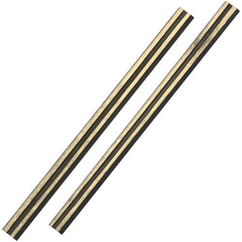 Silverline 273237 Lot de 2 Fers de rabot carbure de tungstène 80 x 5,5 x 1,1 mm