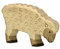 Holztiger Schaf, fressend, 80072