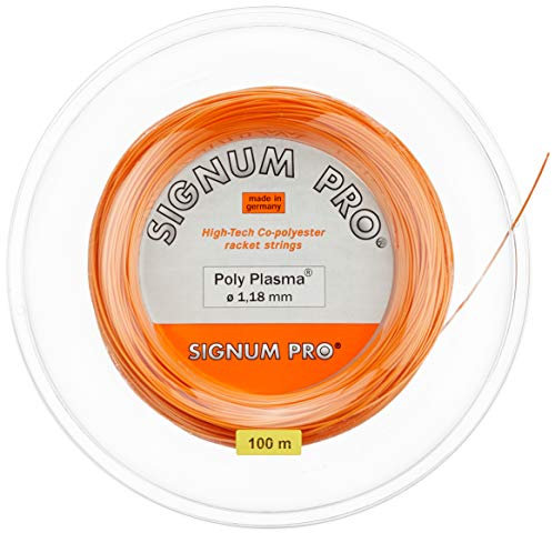 Signum Pro Poly corde di racchetta di tennis, arancione, 100 m x 1,18 mm