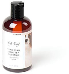 Eye Envy Mancha de lágrimasSolución removedora para Perros|100% Natural, Seguro|Recomendado por criadores/Veterinarios/manipuladores Profesionales/peluqueros|Contiene Plata coloidal, 8 oz