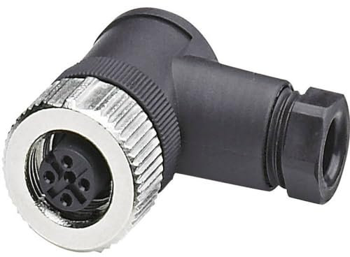 PHOENIX CONTACT SACC-M12FR-5CON-PG9-M Connector, 5-Pin M12 Socket Angled, Pg9 Cable Gland, 6 mm-8 mm Cable Outer Diameter