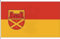 KÖNIGSBANNER Fahnen und Flaggen - Hüllhorst Fahne 100 x 150cm - In DE handgenähte Hissfahne doppelt gesäumt, mastseitig, stabiles Gurtband + 2 Kunststoff-Karabinerhaken (3 teilig)