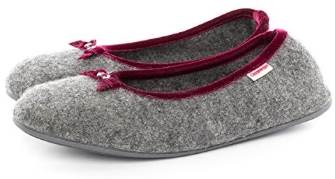 GIESSWEIN Hohenau, Pantoffeln Damen, Schiefer 017, 40 EU