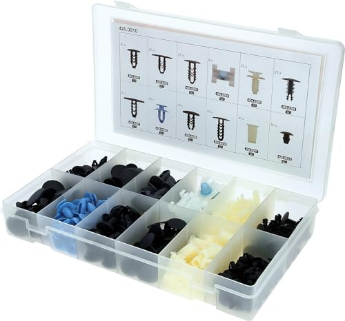 KS Tools 420.0910 Befestigungs-Clip-Satz für Fiat, 308-tlg.