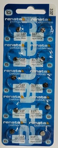 10 Batterie Renata 337 SR416SW