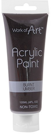 Work of Art 120 ml Acrylic Paint - Brown, 6729