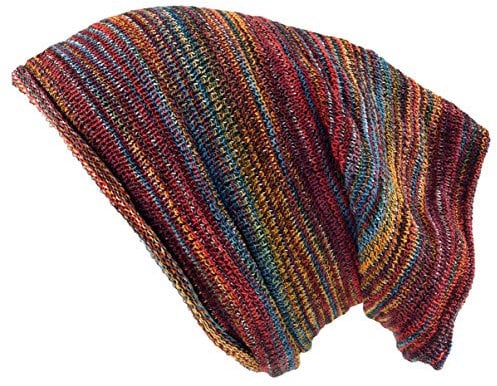 GURU SHOP Magic Hairband, Dread Wrap, Schlauchschal, Stirnband, Mütze - Loopschal Regenbogen, Herren/Damen