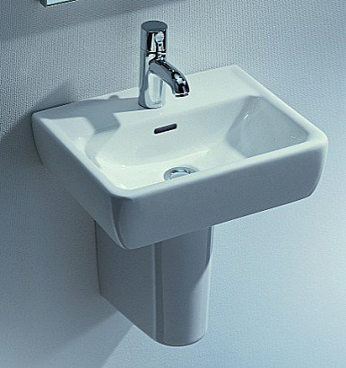 Pro A Waschtisch 55 cm,weiß, für 1-Loch-Armatur