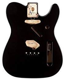Fender Alder Telecaster Body - Vintage Bridge Routing - Black