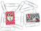 HAB & GUT -CR018V- Bildergalerie BÜROKLAMMERN XXL, Fotohalter, weiß, 43 x 34 cm