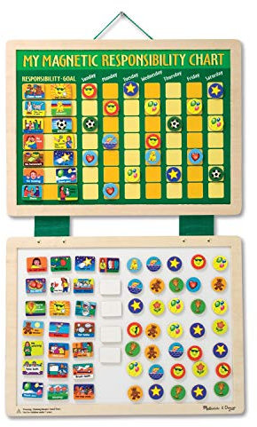 Melissa & Doug | My Magnetic Responsibility Chart | Juguetes de desarollo | 4+ years