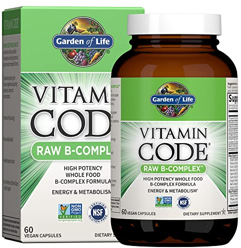 Garden of Life Vitamin Code Raw B-Complex plus Probiotics, 60ct