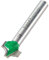 Trend CraftPro Ovolo Rounded Over Router Cutter Bit, 1/4 Inch Shank, 4.8mm Radius and 12.7mm Cut Length, Tungsten Carbide Tipped, C126X1/4TC