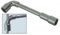 Cle a pipe debouchee 10 mm longueur 130 mm chrome vanadium 6 pans