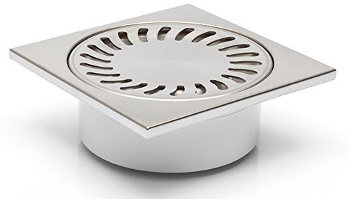 MCH Duschablauf Bodenablauf Edelstahl 150x150 DN50 incl Dichtungsmatte 320 N 391 1