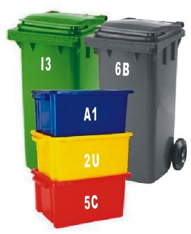 Laserables 10 Individual Numbers or Letters Wheelie Bin Box Crate Stickers