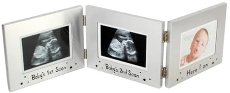 Juliana Aluminium Triple Frame 1st Scan/2nd Scan/Here I Am (FA548)