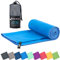 Fit-Flip Mikrofaser Handtuch - kompakte Microfaser Handtücher - ideal als Sporthandtuch, Reisehandtuch, Strandtuch - schnelltrocknend und leicht - Badetuch groß (70x140cm, Blau)