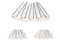 5 x Perlen Haarnadeln - Brauthaarschmuck, Haarschmuck, Perlenhaarnadel | 5PS-Beige