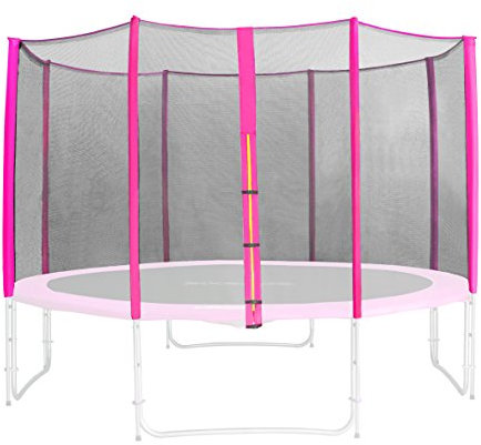 SixBros. Sicherheitsnetz Pink für Gartentrampolin 1,85 M - 4,60 M versch. Größen - SN-ON/1951 - Größe 3,05 m 3L