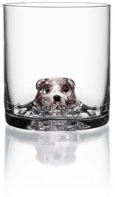 Kosta Boda New Friends Tumbler with Bear