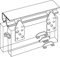 HENDERSON Husky Folding Track Sliding Door Gear - 1500mm