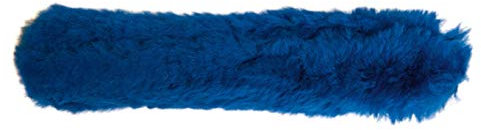 HKM 4000315309795 Echt-Lammfell-Nasen-Genickschutz6900 Dunkelblaust