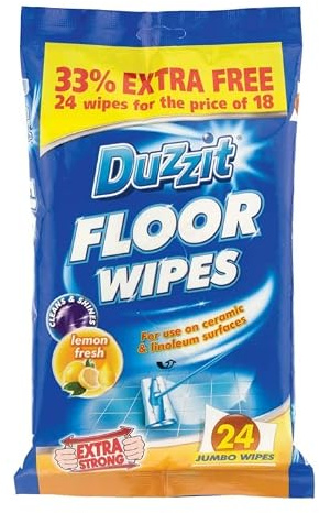 Duzzit Floor Wipes 18Pk x3