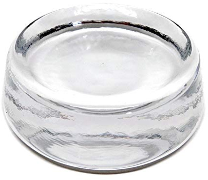 Klavieruntersetzer, Glas, 80 mm Durchmesser