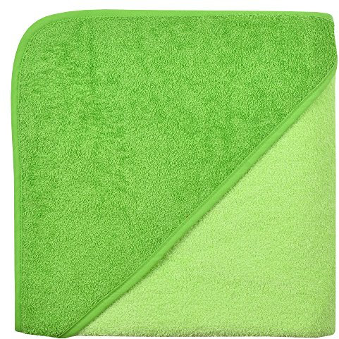 Wörner Südfrottier Kapuzenbadetuch unbestickt Uni quadratisch Frottee 80cm 100cm 140cm (140x140cm, Limone)