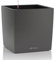 LECHUZA CUBE Premium 40 anthrazit metallic 16363